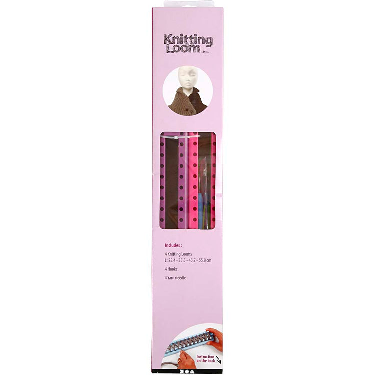 Creativ Company Strickwebstuhl, L: 25-35-45-55 cm, 1 Set