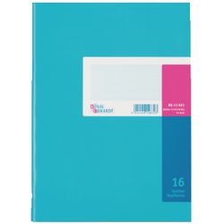 Kolumnenbuch König Ebhardt A4 210x257mm hellblau 16 Spalten 40 Blatt