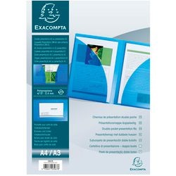 Klemmmappe Exacompta A4 transparent