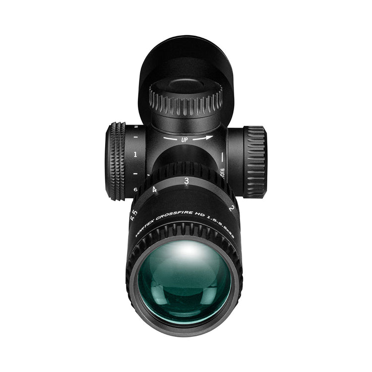 Vortex Crossfire HD 1,5-5,5x32 Zielfernrohr Scout, beleuchtetes Dead-Hold 2A BDC Absehen (MOA)