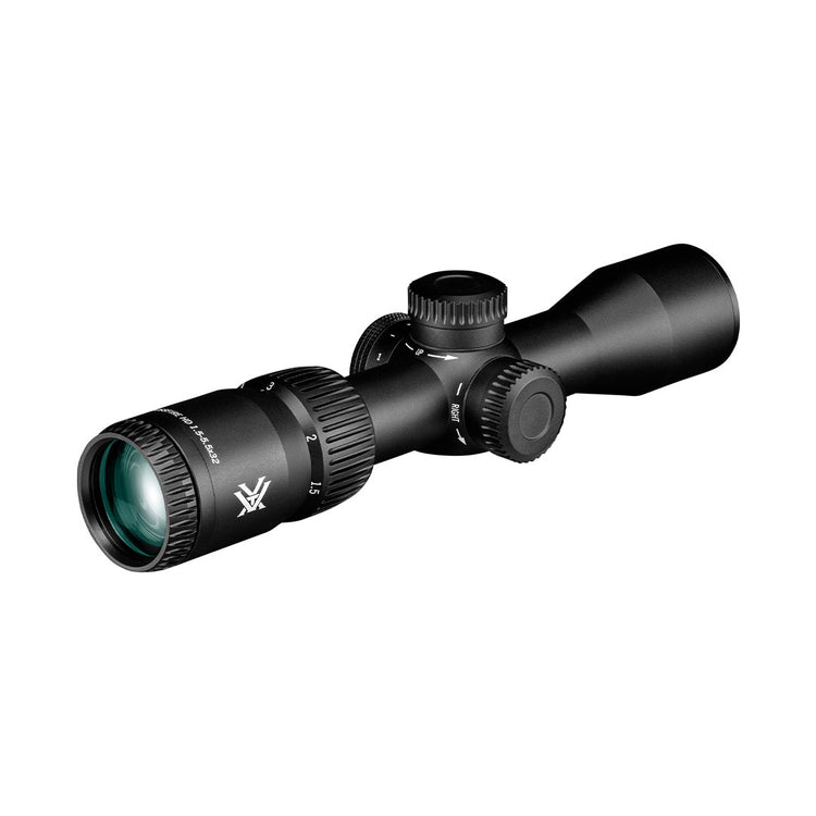 Vortex Crossfire HD 1,5-5,5x32 Zielfernrohr Scout, beleuchtetes Dead-Hold 2A BDC Absehen (MOA)