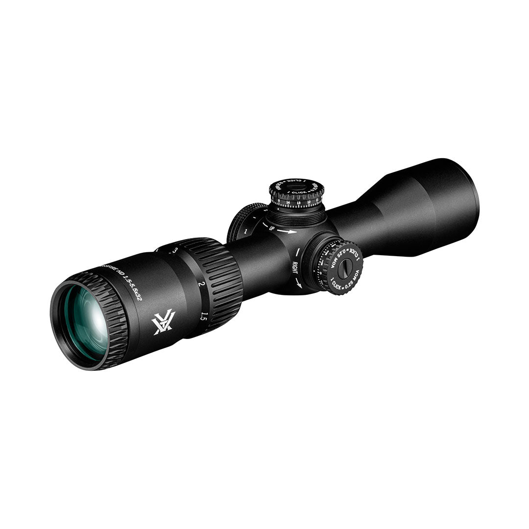 Vortex Crossfire HD 1,5-5,5x32 Zielfernrohr Scout, beleuchtetes Dead-Hold 2A BDC Absehen (MOA)