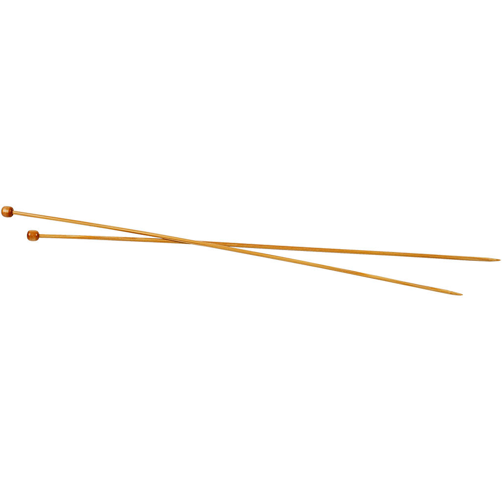 Creativ Company Stricknadeln, L: 35 cm, Stärke 3 mm, 1 Paar