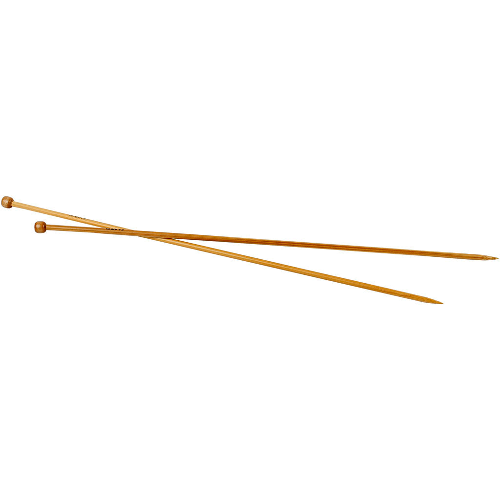 Creativ Company Stricknadeln, L: 35 cm, Stärke 4,5 mm, 1 Paar