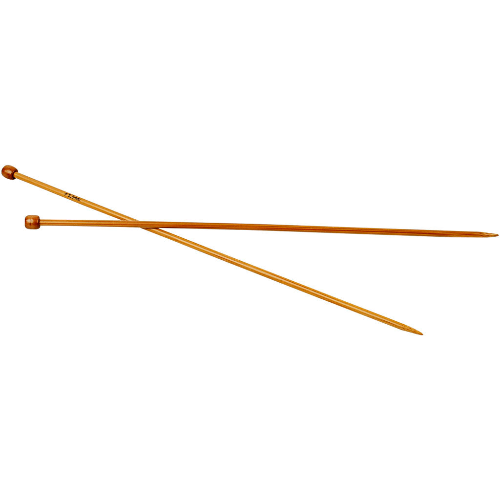 Creativ company knitting needles, l: 35 cm, size 5 mm, 1 pair