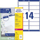 Adressetiketten Avery Zweckform Quickdry weiß