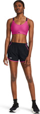 Under Armour ua Fly by 3'' Shorts-Blk Damen-Sporthose – Schwarz – reflektierend