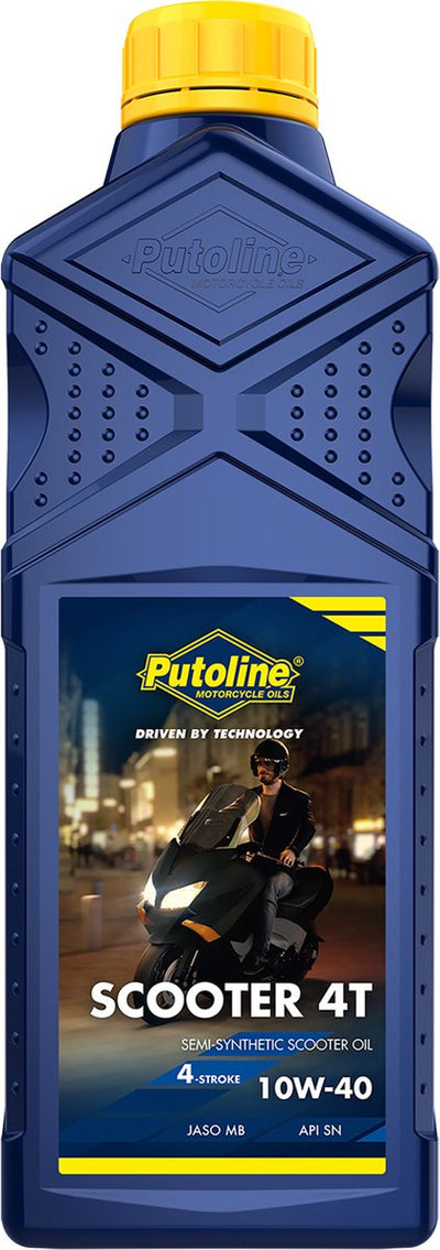 Putoline Motoröl 10w40 1 Liter halbsynthetischer Roller 4t