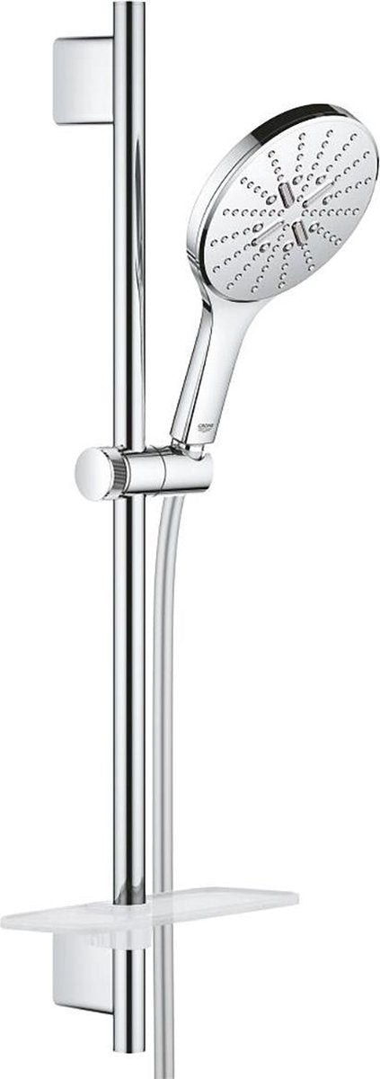 Grohe Rainshower Smartactive 150 Duschstangenset – 60 cm – mit Seifenschale – Chrom – 26592000