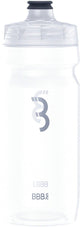 BBB Cycling Autotank Trinkflasche Rennrad – Fassungsvermögen 550 ml – Fahrradtrinkflasche mit Autoclose-Ventil – transparent – BWB-11