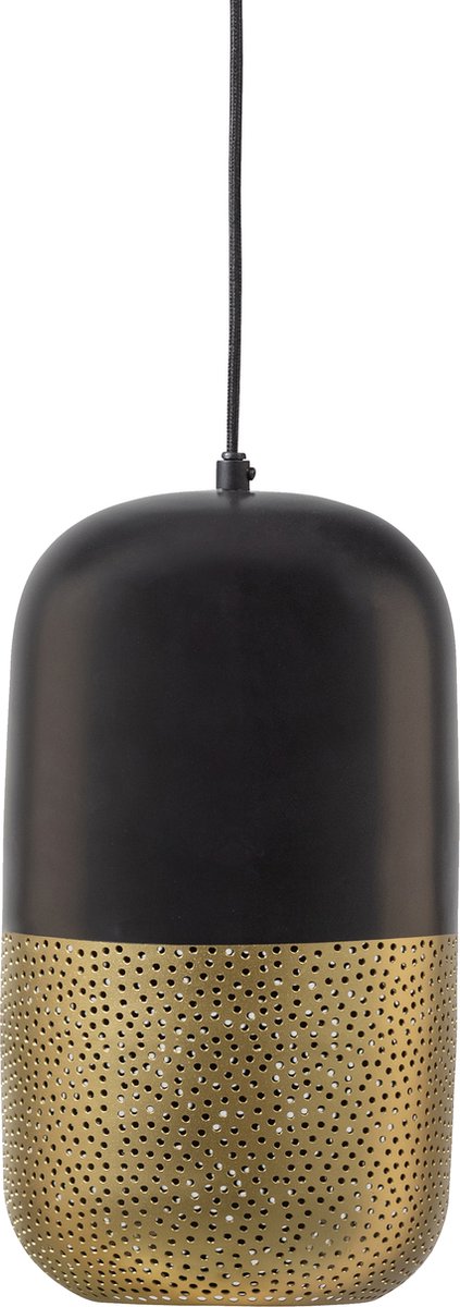 Woood Tirsa Hängelampe – Metall – schwarzes Messing – 36 x 20 x 20