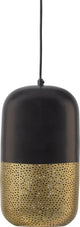 Woood Tirsa Hängelampe – Metall – schwarzes Messing – 36 x 20 x 20