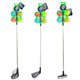 Toi-Toys Adrenix Golf Stick Metal mit 4 farbigen Bällen, 5dlg.