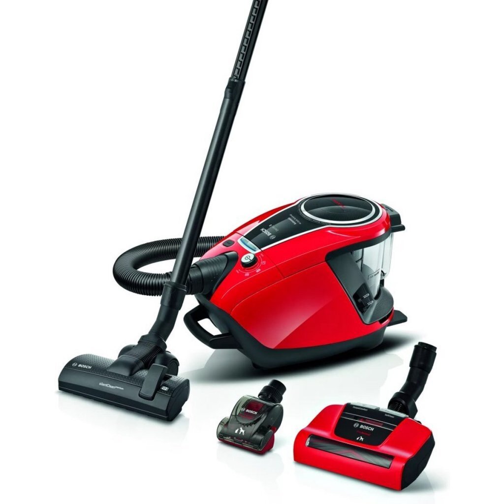 Bosch BGS7PET PROANARIMAL VERSCHALTER Ohne Tasche 700W schwarz rot