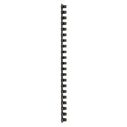 Binderücken GBC Kunststoff A4 12 mm schwarz 95 Blatt