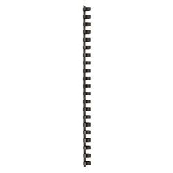 Binderücken GBC Kunststoff A4 12 mm schwarz 95 Blatt