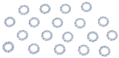 Dresselhaus -Lüfterscheiben bilden einen DIN 6798, D = 6 mm, 20 Stcs.