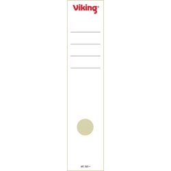 Wikingerrückenschilder 7,5 cm weiß lang