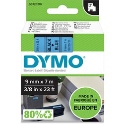 Beschriftungsband Dymo 9mmx7m schwarz, blau