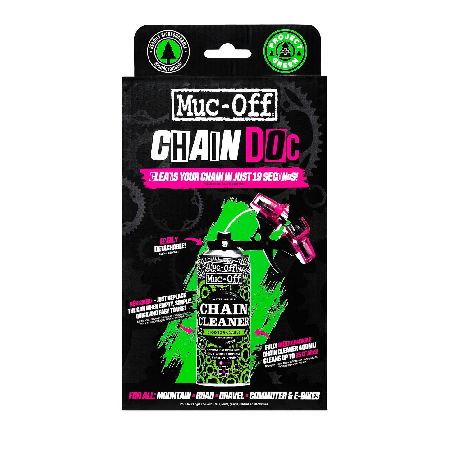 Muc-off Bio Kettenreiniger 400 ml inkl. Kettenreinigungsgerät