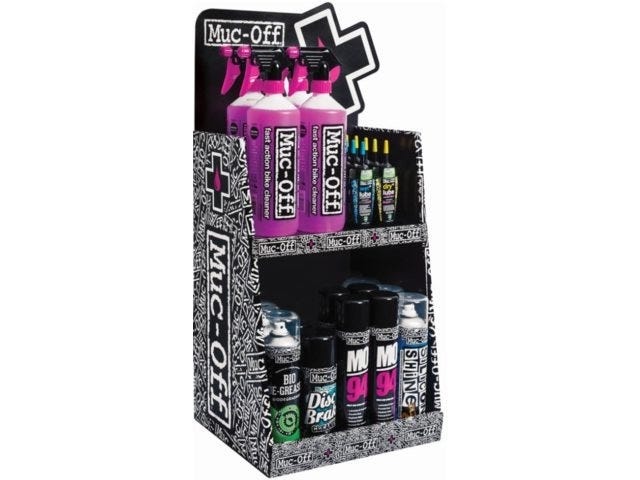 Muc-off-Displaytheke 38x72x27cm