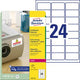 Multifunktionsetiketten Avery Zweckform L6141-20 480 Stück