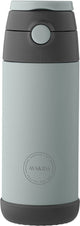 Aya ida - Trinkflasche - Thermoskanne - Wasserflasche - Kinderstrohhalm - 350 ml - Mintgrün