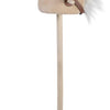 Steckenpferd aus Holz beige - 95cm