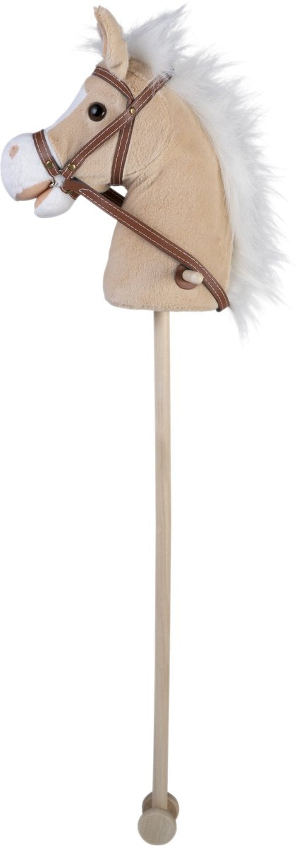 Steckenpferd aus Holz beige - 95cm