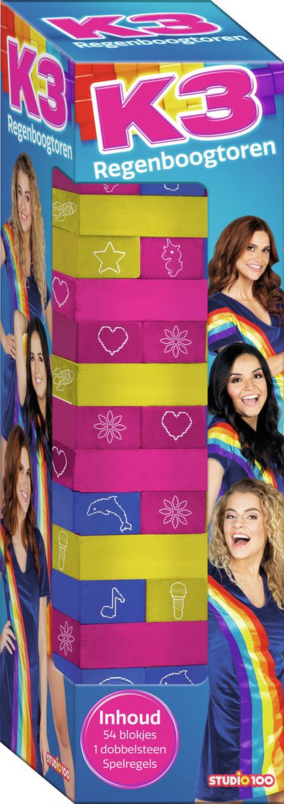 Studio 100 Rainbow Tower Stapel und Balance Game