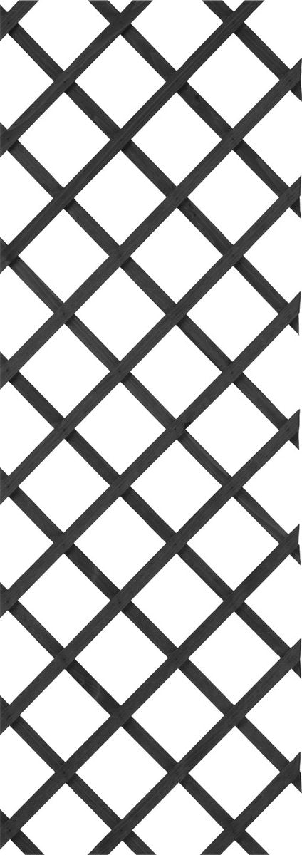 Nature Garten Slat Arbeit 50x150 cm Holz Anthrazit -gelenkt
