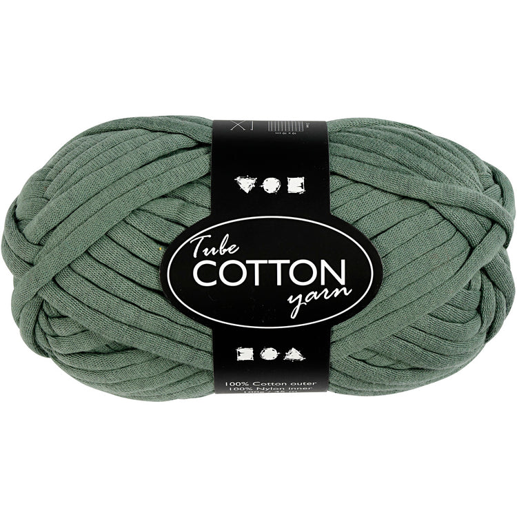 Creativ Company Textilgarn, L: 45 m, dunkelgrün, 100 gr 1 Knäuel
