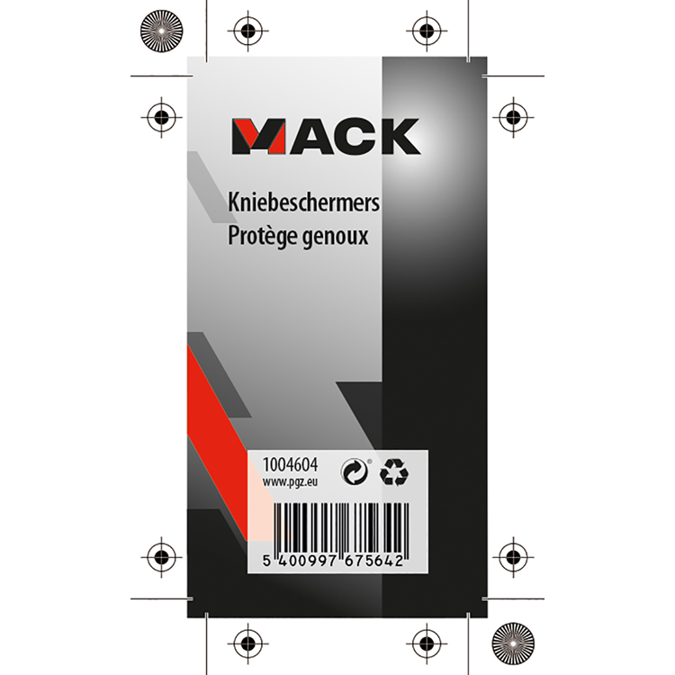 Mack 1004604 - 1 Paar Knieschützer | 5 Stück
