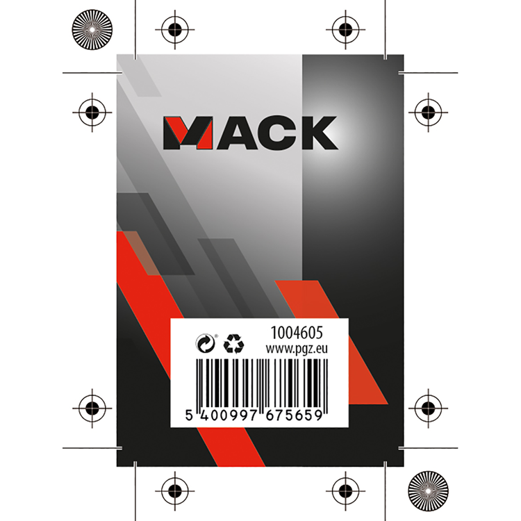 Mack 1004605 - Satz Kunststoff-Klebechips | 3 Stück