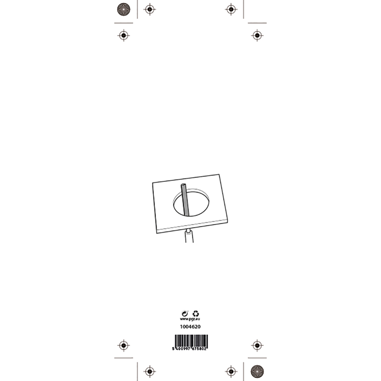 Mack 1004620 - Fliesenfeile halbrund 270mm | 3 Stück