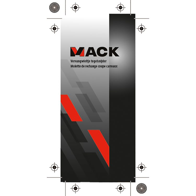 Mack 1004625 - Ersatzrad-Fliesenschneider ø22mm | 3 Stück