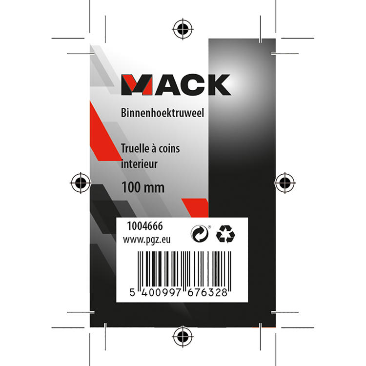 Mack 1004666 – scharfes Inneneck tr 100 | 3 Stück