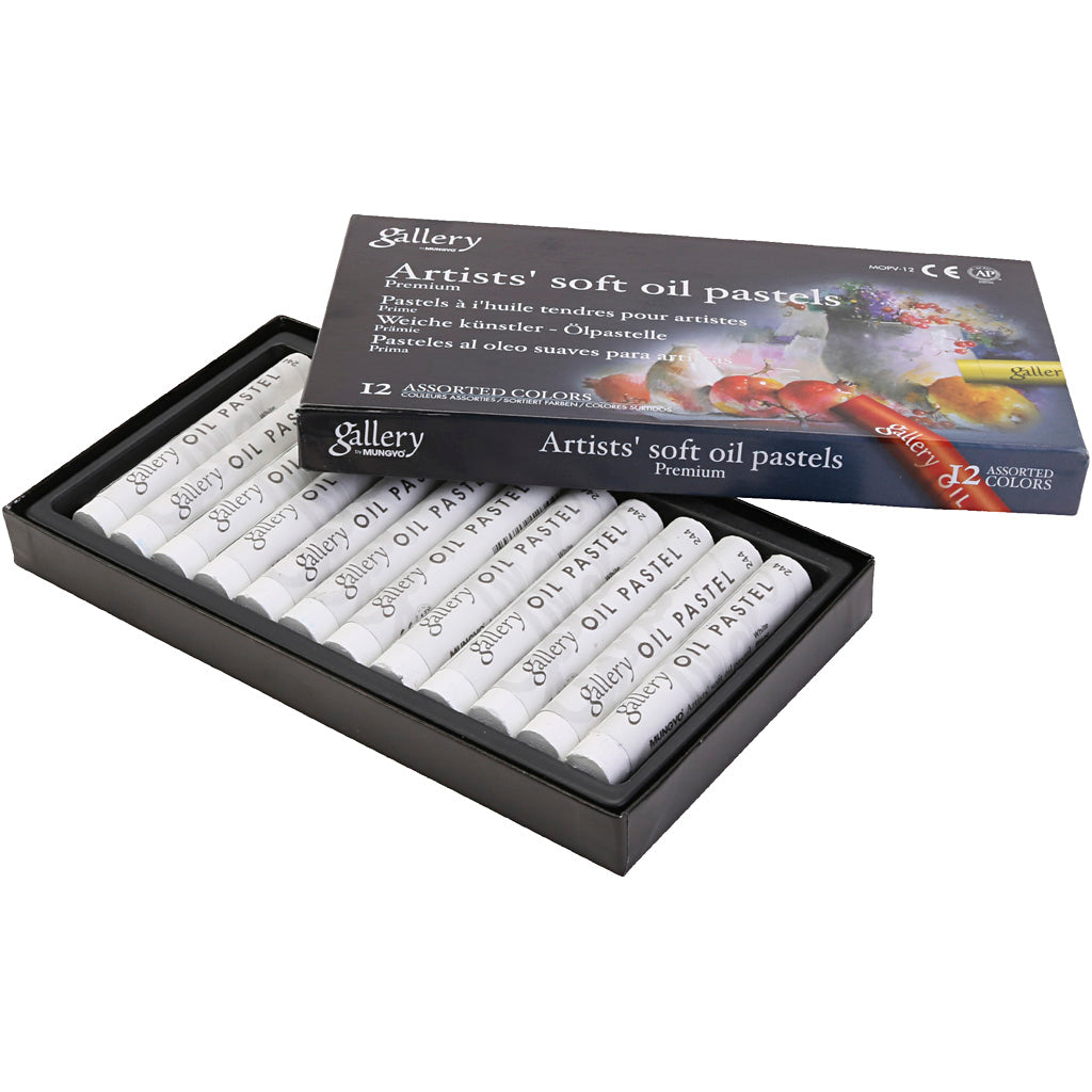 Galerie Ölpaste, L: 7 cm, d 11 mm, Dicke 11 mm, weiß, 12 Stück 1 Box