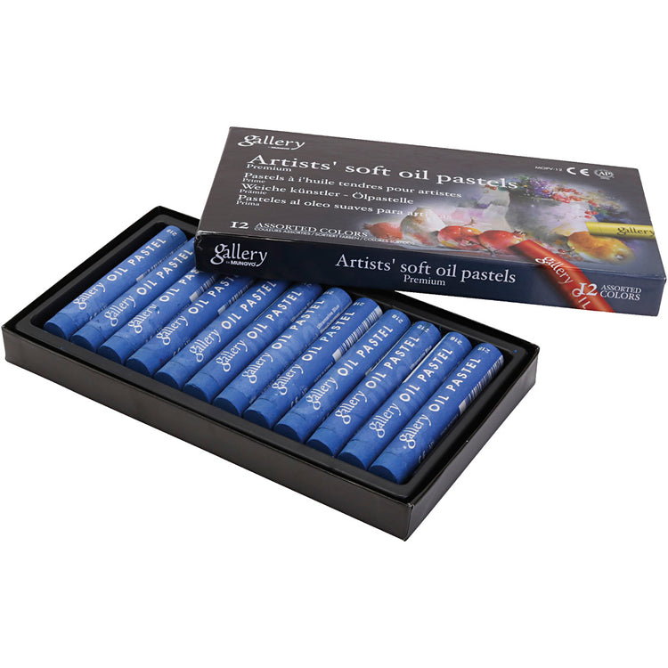 Gallery Ölpastell, L: 7 cm, D 11 mm, Stärke 11 mm, Ultramarin, 12 Stück 1 Box