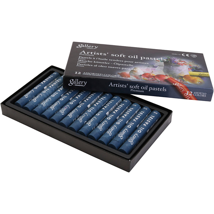 Galerie-Ölpastell, L: 7 cm, D 11 mm, Stärke 11 mm, Preußischblau (447), 12 Stück 1 Box