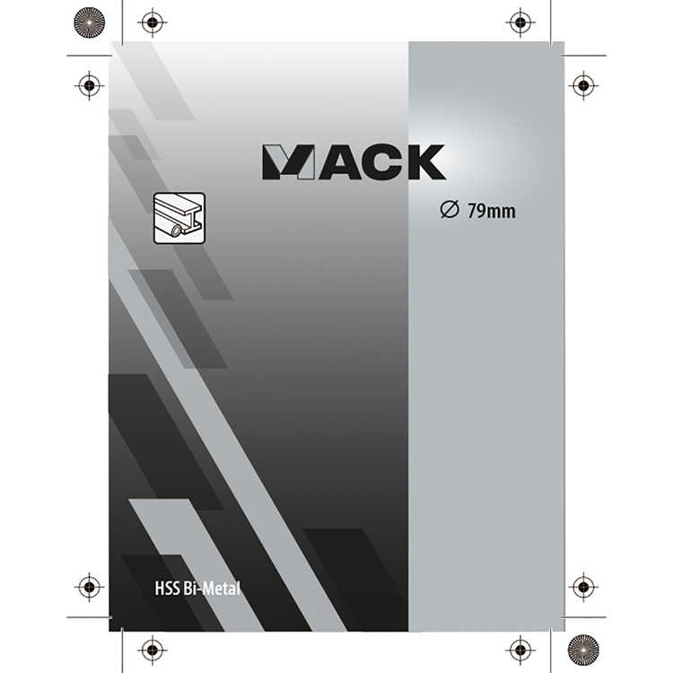 Mack 1018334 - Lochsäge Bimetall ø 79mm | 3 Stück
