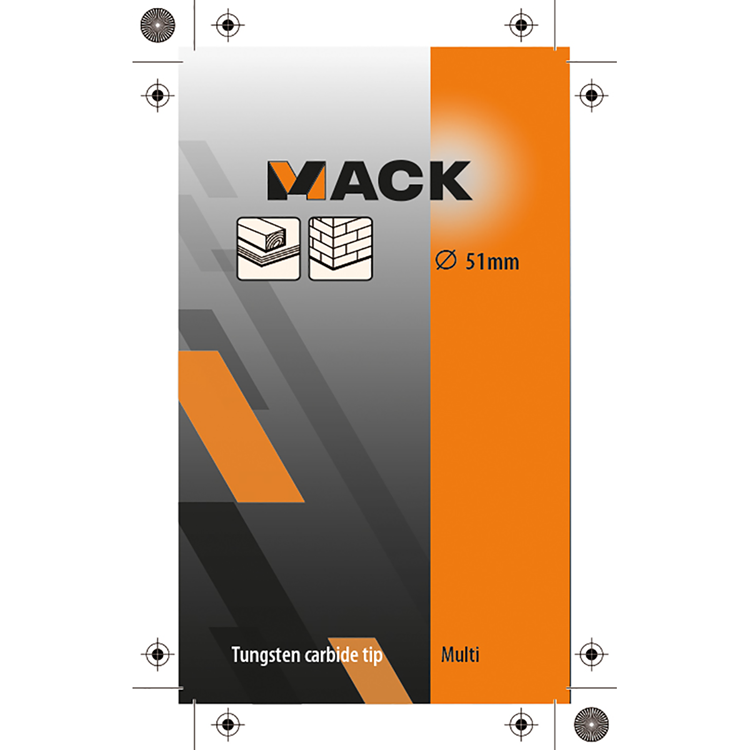 Mack 1018346 - Lochsäge Multi TCT 51mm | 1 Stk