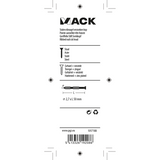 Mack 1017188 – Stahlrippennagel UK St. gehärtet + verzinkt 16 Stück 2,7 x 50 mm | 10 Stück - afbeelding 3