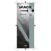 Mack 1017283 - spainplschr.vzkop-selfb. gelb plattiert 40 Stück 3,0 x 25 mm | 10 Stück - afbeelding 3
