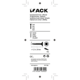 Mack 1017286 - Spanschraubenkopf zur Selbstmontage, gelb plattiert, 35 Stück, 3,5 x 20 mm | 10 Stück - afbeelding 3
