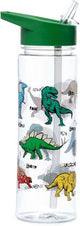 Dinosauria Ecozen Wasserflasche 550 ml Flip Stroh