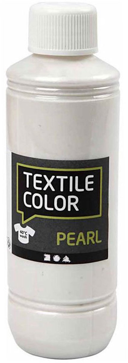 Kreativfirma Textil Farbabdeckung Textilfarben Basis Perle, 250 ml