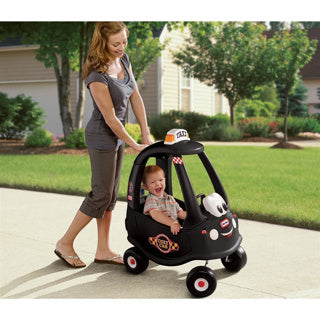 Kleine Tikes Little Tikes Muss Coupé Taxi Walking Car Schwarz