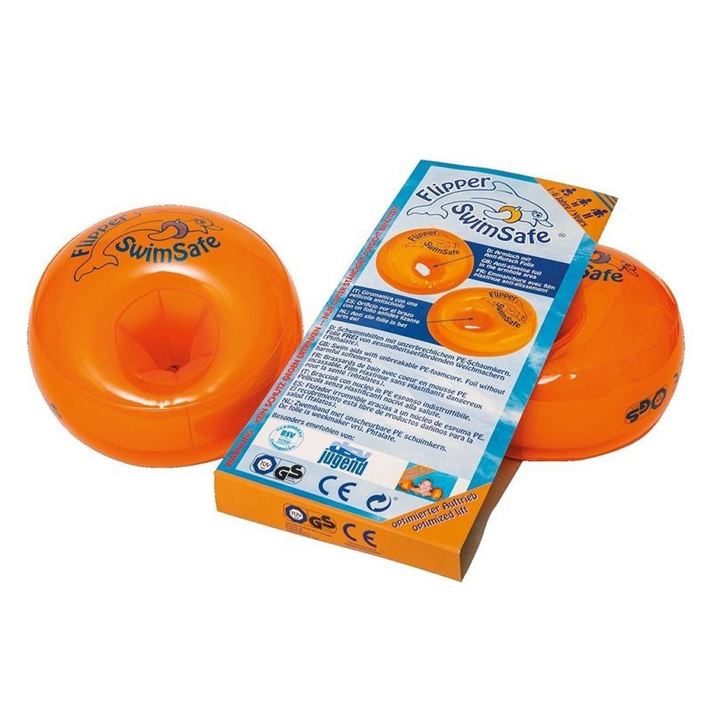Swimsafe Swimsafe Schwimmen Fotzen Flipper Oranje 2 Stücke