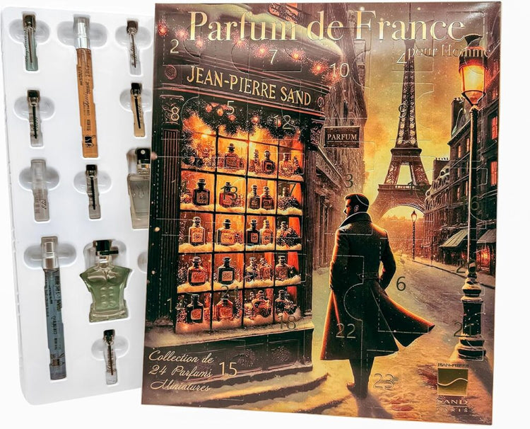 Jean-Pierre Sand Parfum de France für Männer 24-teiligen Parfüm-Adventskalender